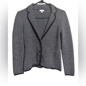 Talbots petite tweed 100% cotton blazer